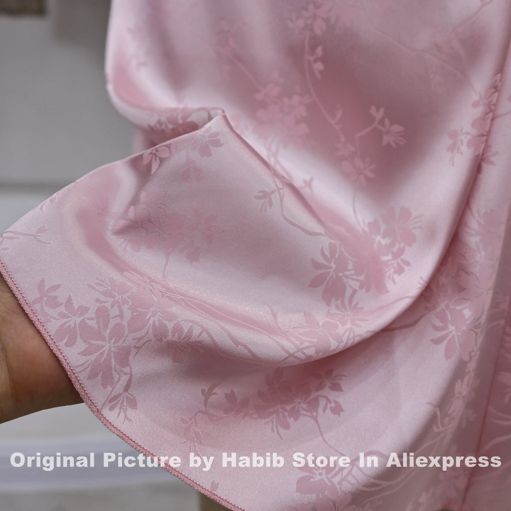 Pink Satin Skirts For Woman Elegant Slim Floral PRINT Skort Streetwear Casual Simple Straight Pencil Midi Skirt Female Like Silk