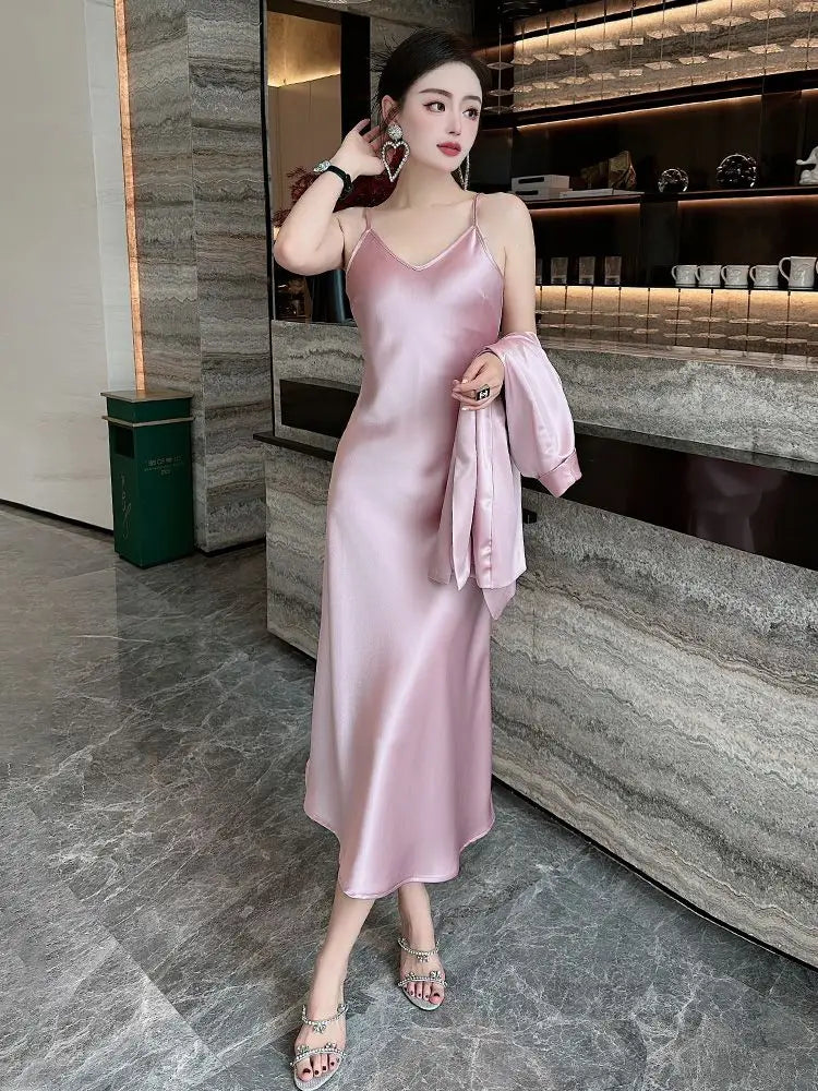 Woman Outfit Dress Suits Office Pink 2 Pieces Sets for Women Korea Clothing New Arrivals Summer Clothes 2025 Top and Bottom Full